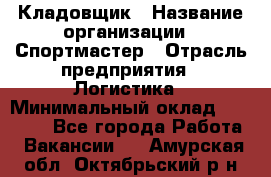 Кладовщик › Название организации ­ Спортмастер › Отрасль предприятия ­ Логистика › Минимальный оклад ­ 28 650 - Все города Работа » Вакансии   . Амурская обл.,Октябрьский р-н